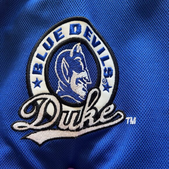 Vintage Colosseum Duke Blue Devils Baseball Jersey 2XL NCAA Retro EUC - Picture 8 of 14